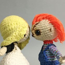 Horror dolls PDF crochet pattern, 2 patterns, amigurumi crochet pattern, Knitting and crochet pattern Cute killer patten