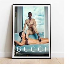 Gucci Fashion Luxury Home Wall Art, Fashion Home Room Poster, Luxury Brand Home Gift...