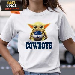 Dallas Cowboys Baby Yoda Star Wars Tshirt, Unique Dallas Cowboys Gifts undefined Best Personalized Gift undefined Unique Gifts Idea