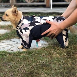 comfy dog winter jumpsuit