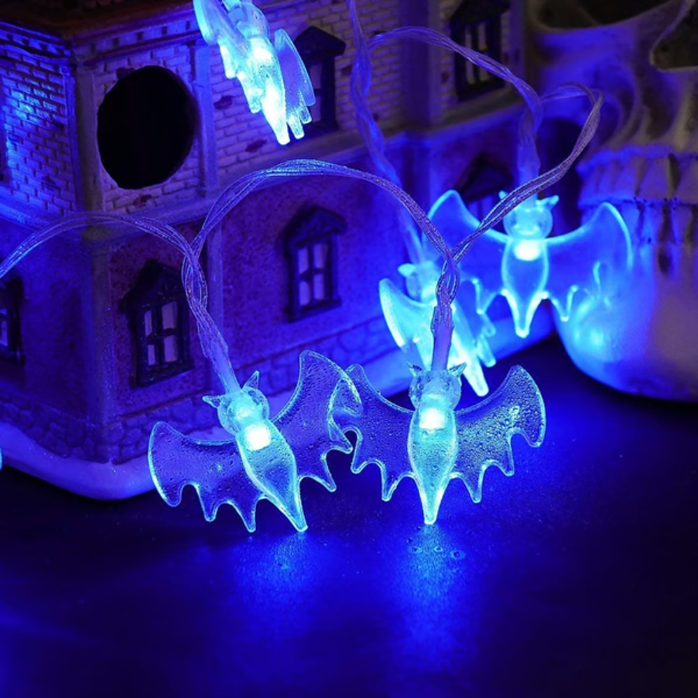 Spooky Halloween Bat String Lights 2