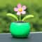 Solar Powered Dancing Flowers Toy Green