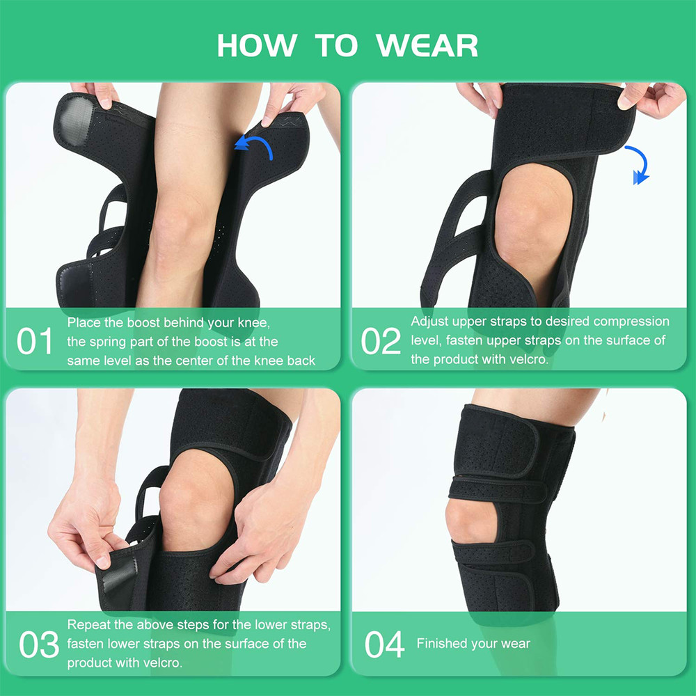 Breathable knee joint support for seniors