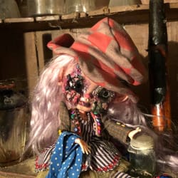 clown blythe doll collectible dolls ooak doll ooak art doll art dolls blythe doll custom blythe ooak custom