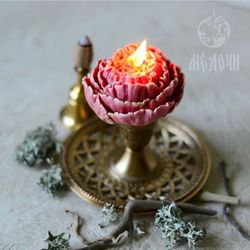Candle Mold / Resin Mold / Soap Mold : "Flower peony"