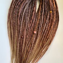 Handmade set of dreads and braids, Textured dreads, Smooth dreads, Crochet dreads, Mix braids