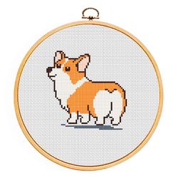 Corgi Cross Stitch Pattern - Corgi Dog Cross Stitch-Corgi Butt Cross Stitch Pattern.