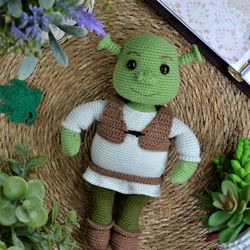 Crochet Shrek pattern amigurumi Eng PDF
