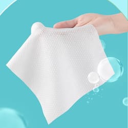 disposable dry cleanser towelettes, 100% cotton makeup wipes for gentle skin cleansing
