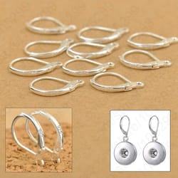 100pcs 925 sterling silver earring hooks: diy beading findings & leverback components