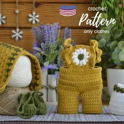 Crochet clothes for doll amigurumi