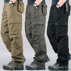 rugged & ready mens tactical cargo pants for work, hiking & adventure big sizes available