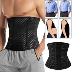 waist trainer trimmer belt corset, men compression shapewear, abdomen belly shapers, fitness slimming, tummy control