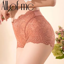 women floral lace panties briefs transparent high rise knickers sexy brief underwear ladies m-xl brazilian pants erotic