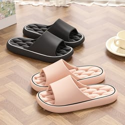 ultra-comfy cushioned sole slides - breathable open-toe design - quick-dry material for indoor/outdoor use
