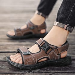mens summer sandals outdoor casual breathable slippers, non-slip wear-resistant sporty slippers, lightweight comfortable