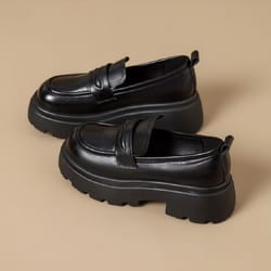 british style new black mary jane womens single shoes, versatile small leather shoes for jk uniforms