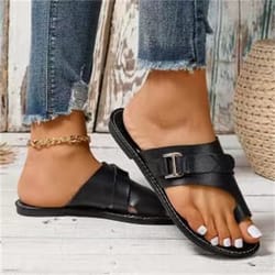 lightweight women sandals shoes for summer beach, stylish non-slip casual slides & women slippers
