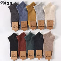 high quality cotton men socks pack, lightweight breathable sock set, durable black ankle short socks, perfect gift