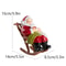 Santa Claus Leisure Lounge Chair Figurines Home Decor Christmas Resin Crafts 4