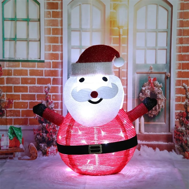 Lantern Outdoor Waterproof Lawn Garden, New Santa Claus Snowman Fairy Lights, Lights for Wedding Party Christmas