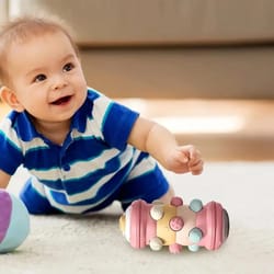 montessori educational baby crawling roller toy, tummy time activity, sensory development toy for infants