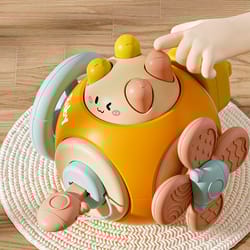 montessori baby training, infant puzzle early education toys, busy hand grasping ball for baby