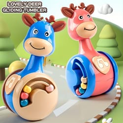 tumbler wobbler baby toys for infant boy girl, roly poly toy, early education climbing fun
