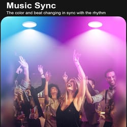 wifi smart light bulb , color changing dimmable , alexa and google home compatible, music sync