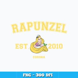 Princess Rapunzel Est.2010 Png, disney Png, Cartoon png, Logo design Png, Digital file png, Instant download.