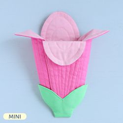 PDF Flower Sleeping Bag for Mini Doll Sewing Pattern