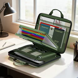 waterproof document storage box with lock heavy duty file organizer & protective case