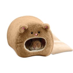 soft warm hamster bed cozy winter hammock nest for small pets rat, squirrel, pig, mice