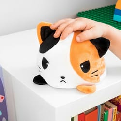 super cute reversible cartoon cat plushie