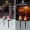 Snowman Christmas Solar Lights, Outdoor Solar Powered Stakes, Holiday Decorations Light for Corridor, Lawn, Garden