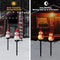 Snowman Christmas Solar Lights, Outdoor Solar Powered Stakes, Holiday Decorations Light for Corridor, Lawn, Garden