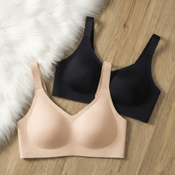 seamless push up jelly bra