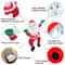 Inflatable Dabbing Santa Claus Christmas Yard Decoration LED Lighted Inflatable Toy Ornament For Ho 3