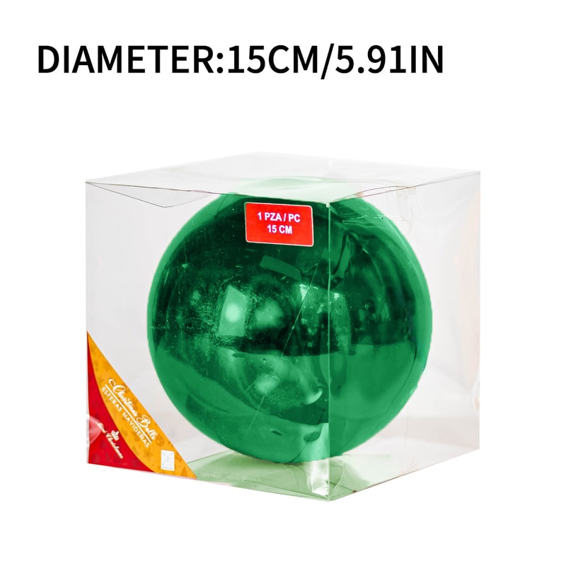 Christmas Ball Decorations Red, Decorative Ornaments for Hotels and Shopping Malls,Vibrant Christmas Colorful Ball Decor