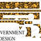 Colt 1911 Government ScrollLaser Engraving Vector Design Artwork 2