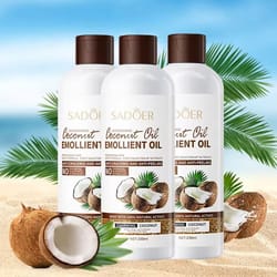 250ml coconut massage oil for skin and hair care