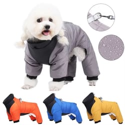 winter warm waterproof dog jacket for small and medium breeds