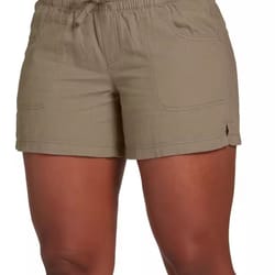 womens casual summer shorts elastic waist lace up design