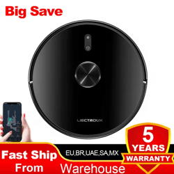 liectroux x6 robot vacuum cleaner with lidar navigation and carpet boost