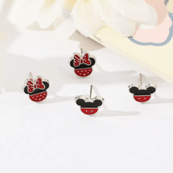 minichic cartoon pearl earrings