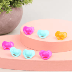 tinypac mini doll pacifier set