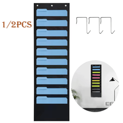 over the door hanging file folder organizer wall mounted paper storage