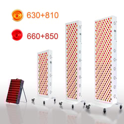 dual chip red & infrared light therapy panel – 630nm 660nm 810nm 850nm led treatment for face & body wellness
