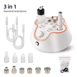 diamondglow pro microdermabrasion machine for home facial exfoliation & deep cleaning
