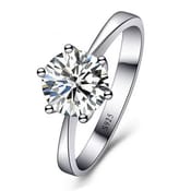 Elegant S925 Sterling Silver Engagement Ring With Austrian Crystal Matching Wedding Band For Men A 0